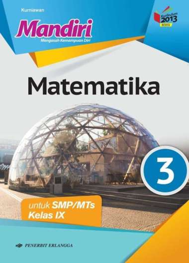 Buku Mandiri Matematika Smp /Mts Kelas 3 K13N Erlangga