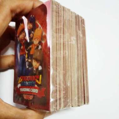 promo kartu boboiboy galaxy +-150 kartu random Multicolor