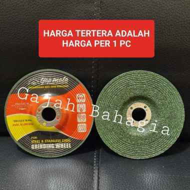 Mata Batu gerinda poles 4 inch Besi Stainless Grinding Wheel Tjap Mata