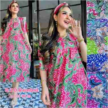 Paket usaha daster jumbo 100rb 3pcs (Random) wanita kekinian terbaru ld 130 Rayon Shantung premium b