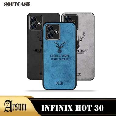 Case DEER INFINIX HOT 30 Softcase Motif Jeans Casing Handphone hardcase silicon terbaru INFINIX HOT 