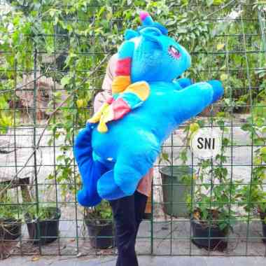 boneka unicorn kuda poni / little pony jumbo termurah berlabel sni Multicolor