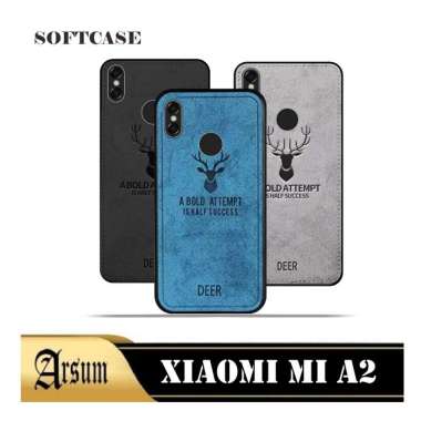 Case DEER XIAOMI MI A2 Softcase Motif Jeans Casing Handphone hardcase silicon terbaru XIAOMI MI A2 B