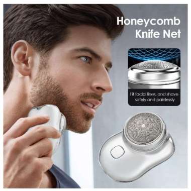Alat Cukur Elektrik Portable P10 Mini Shaver Pencukur Kumis Jenggot