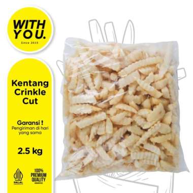 Kentang Goreng Crinkle 2.5 kg
