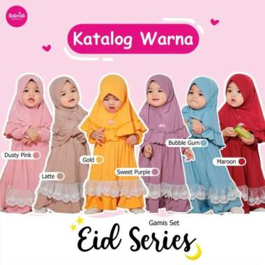 GAMIS SET "EID SERIES" original by Babyjab Multicolor