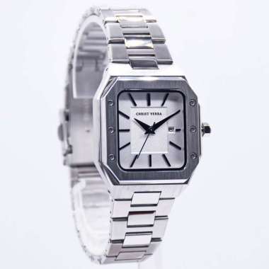 Christ Verra CV 922289L - Jam Tangan Analog Wanita Christ Verra Stainless Steel Original Silver Whit