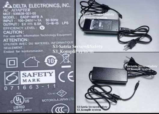 Delta Adapter Adaptor 5V 6A 5Vol 5Amper Dc5V 5Vdc 5 V 6 A 4A 3.5A 2.5A Multicolor