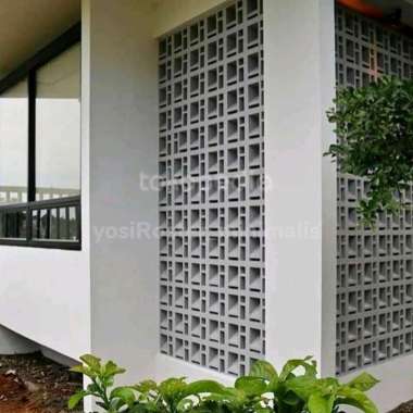 Roster/Beton/Minimalis/Warna/Hitam/Abu/Dekorasi/Dinding/Motif/Udara/11
