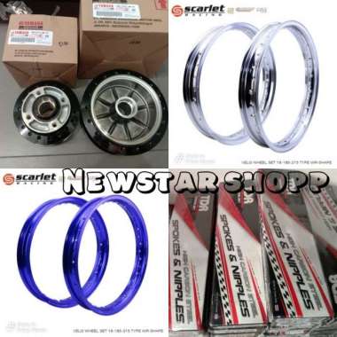 Velg Rx King Set Scarlet Ring 18 185 215 Original Multicolor