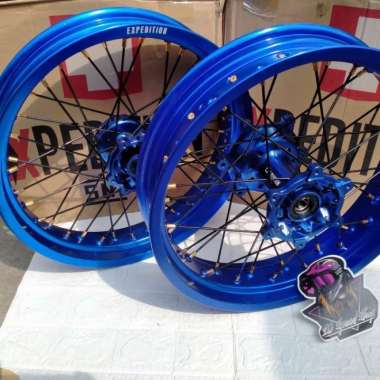 Paket Velg Supermoto Wr 155 Wheelset Yamaha Wr Expedition Set Tromol 1 Multicolor