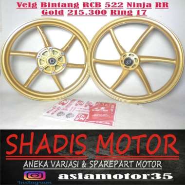 Velg Bintang RCB 522 Ninja RR Gold 215.300 Ring 17 Multicolor