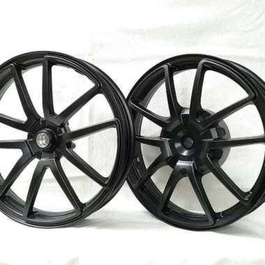 Velg Racing Tapak Lebar Chemco Evo Vario 125 Vario 150 Black Multicolor