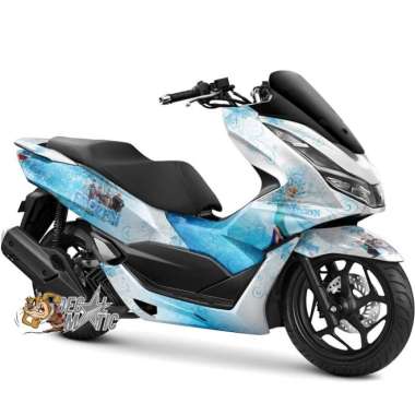 Stiker Decal Full Body Motor Honda PCX 150 PCX160 Frozen PCX 150 Putih
