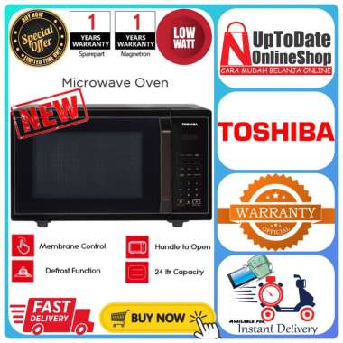 TOSHIBA MICROWAVE OVEN MM-EM24P-BK KAPASITAS 24L OVEN MICROWAVE TOSHIBA MMEM24P BK MICROWAVE OVEN TO