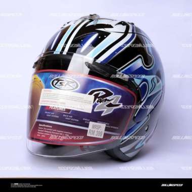 TSR Helmet Nakano Suriken TSR - Helm Motor SILVER