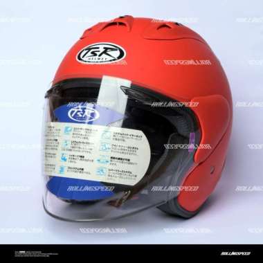 TSR Helmet Ram4 Solid - Helm Motor L Merah