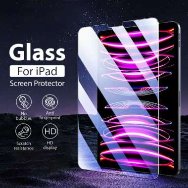 Tempered Glass iPad Pro 3rd 4th 5th 6th Gen 12.9 inch M1 M2 Anti Gores Screen Guard Scratch Protecto