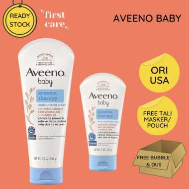 Aveeno Baby Eczema Therapy Moisturizing Cream Lotion Bayi Eksim Gatal Multicolor