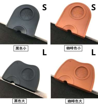 Tamping Matt - tamper matt - tamping mat kopi coffee espresso Hitam XL