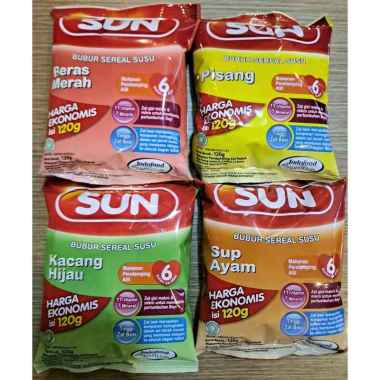 Bubur Susu MPASI Bayi Sun Sachet 120 Gram Bubur Sun Sachet beras merah