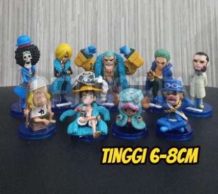 mainan anak action figure one piece figure one piece miniatur figure topper kue