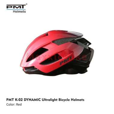 PMT K02 Helm Sepeda Cycling Bike Helmet Unisex Aero Road Bike MTB M Red