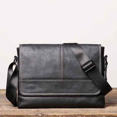 Tas Kulit Pria - Tas Selempang Kulit Sapi Asli - Tas kulit messenger