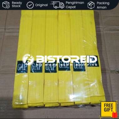 12pcs Sabuk Beladiri Karate Taekwondo GAP - Merah Kuning