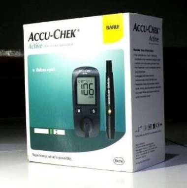 accu check active - alat tes gula darah