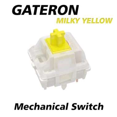 GATERON MILKY YELLOW KS-3 X1 ( Linear - PCB Mount ) 5 PIN