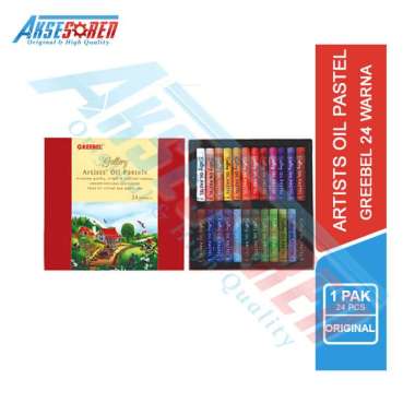 Aksesoren Crayon Artists' Oil Pastel [Grebel 130612/24/48 Warna] / Krayon Warna Lengkap Murah / Perl