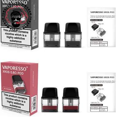 CARTRIDGE VAPORESSO XROSS 0.6 0.8 1.0 1.2 CARTRIDGE REPLACEMENT AUTHENTIC 0.4