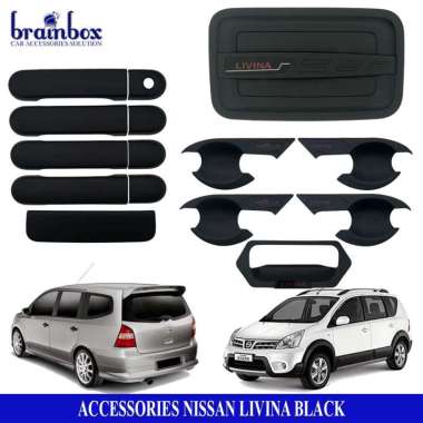 Nissan Livina Accessories Handle Cover Tank Cover Outher Black Handle Cover
