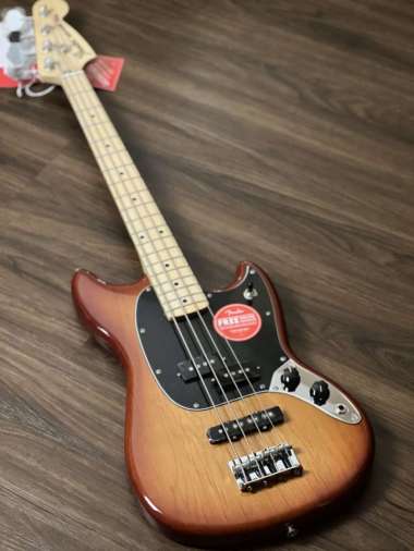Fender Player Mustang PJ Bass with Maple FB in Sienna Sunburst Multivariasi Multicolor