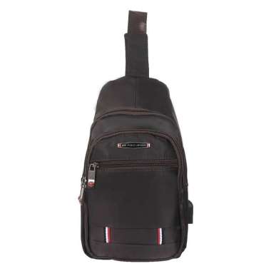 Chest Bag Polo Design US 801-26 Coffee