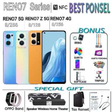 OPPO RENO7 5G | RENO 7 5G RAM 8/256 GB | RENO7 Z 5G | RENO 7 Z 5G RAM 8/128 GB | RENO7 4G | RENO 7 4
