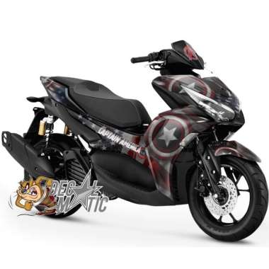 Stiker Aerox Full body Decal Aerox 155 NVX OLD/NEW CAptain America OLD AEROX