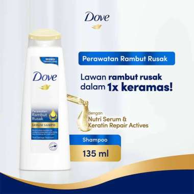 Dove Serum Shampoo Perawatan Rambut Rusak 135mL