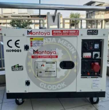 Genset Silent 10 KVA 1 Phase Montoya MDG 10000 Genset Diesel