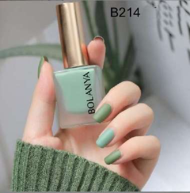 [10ML] Bolanya Kutek Matte Halal Peel Off Bisa Dikupas Kuteks Muslimah B214