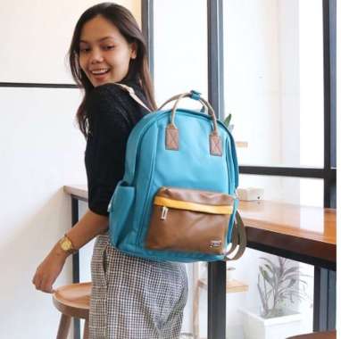 TAS RANSEL M ELVINA NEW RUMAH WARNA mint