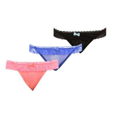 WIMIU Celana Dalam Gstring Thong T Panty Celana Dalam Wanita Panty 300036 Multicolor
