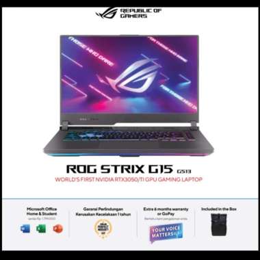 LAPTOP GAMING ASUS ROG G513RC RYZEN 7 6800H 8GB|512GB|RTX3050|15,6"