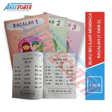 Aksesoren Buku Cara Cepat Belajar Membaca [Bacalah 1, 2, Dan 3] / Buku Cara Lancar Membaca / Buku An