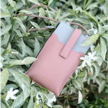 Vallice - Crossbody Phone Bag Coral Pink