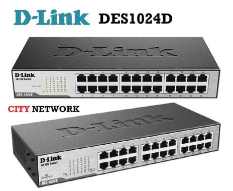 DLink D-Link DES-1024D 24-Port Switch DES1024D