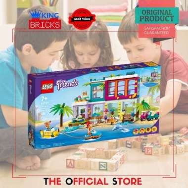 LEGO Original FRIENDS 41709 Vacation Beach House - Mainan Anak Cewek