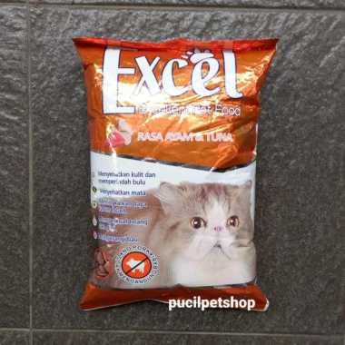 Excel Oranye Excel Ayam Tuna 500 gram 500 gr Makanan Kucing Orange