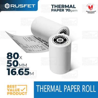 Thermal PAPER ROLL 80x50 / Kertas Termal 80 x 50 PAPER 80x50mm